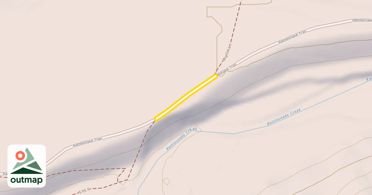 Map of Rattlesnake Trail