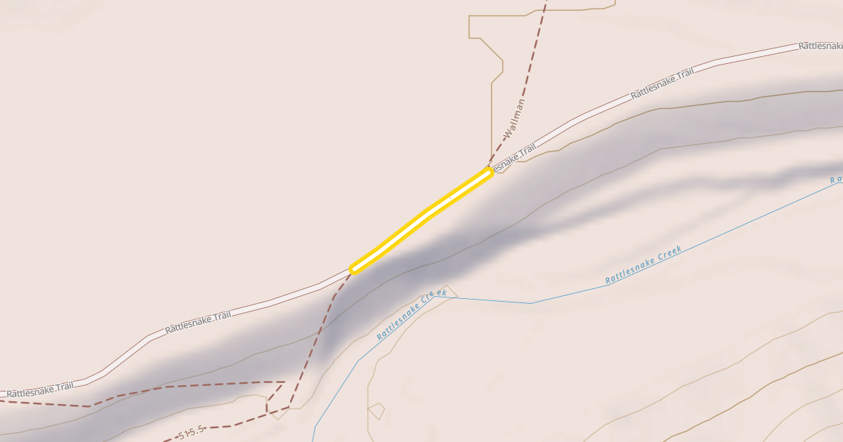 Map preview of Rattlesnake Trail