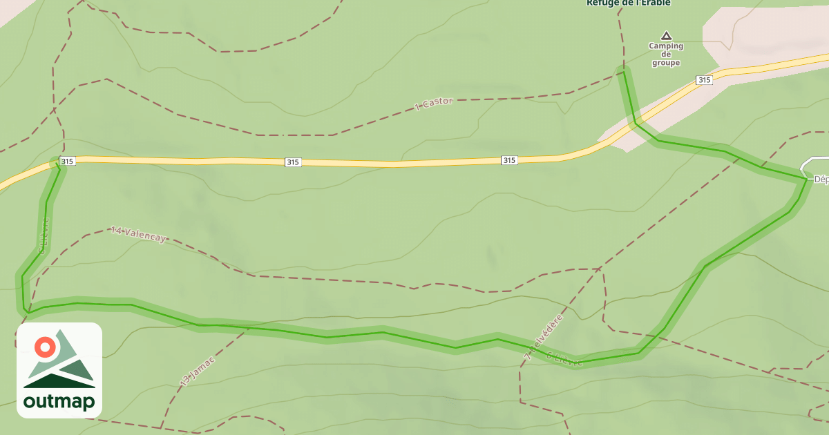 Map of 6 Lièvre