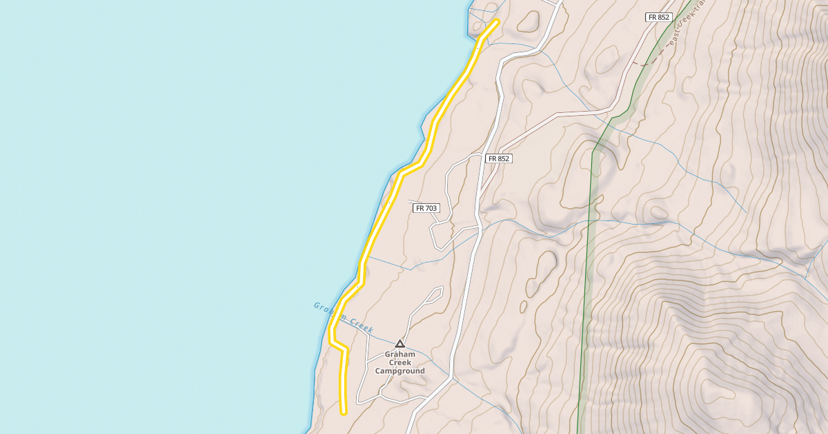 Map preview of North Beach