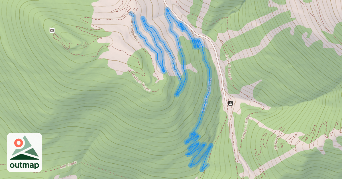 Map of Rocky Mountain Way