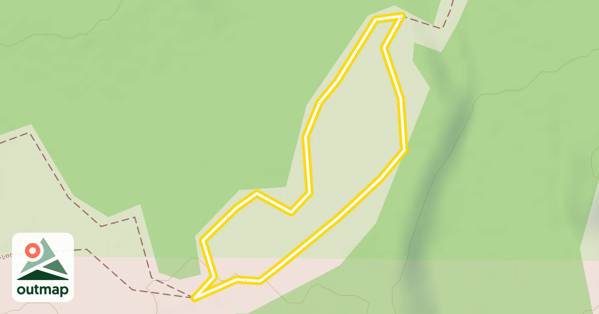 Map of Flattop Loop
