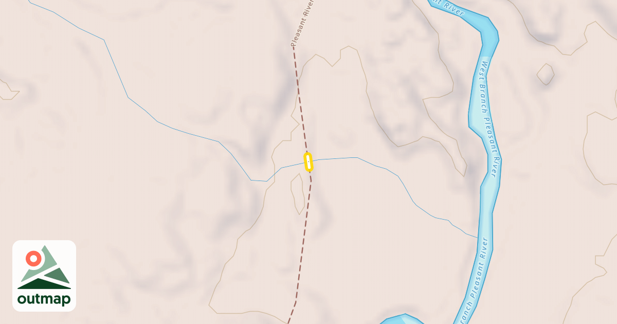 Map of Pleasant River Trail
