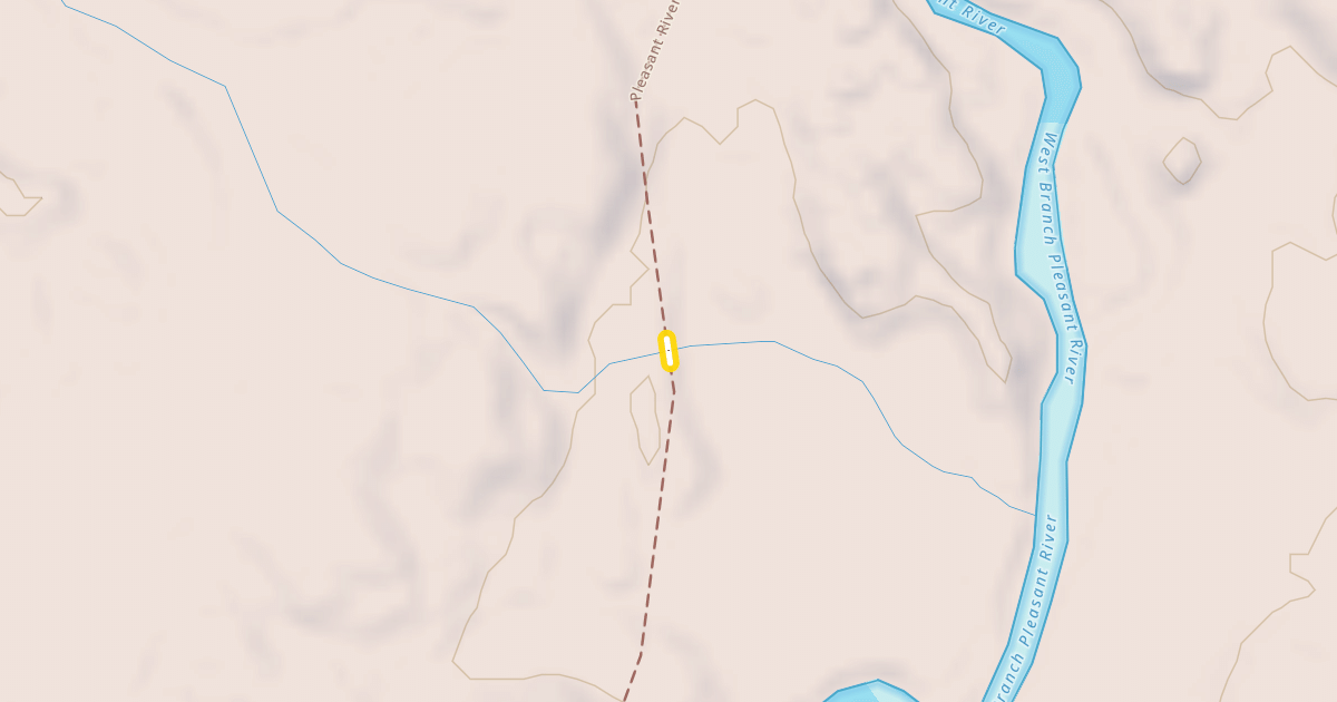 Map preview of Pleasant River Trail