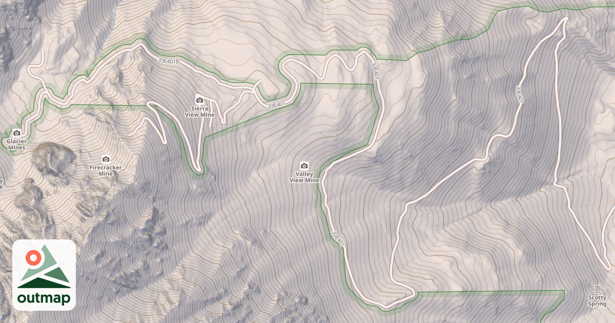 Map of Armstrong Canyon Trail