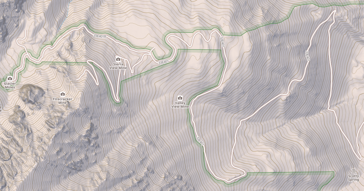 Map preview of Armstrong Canyon Trail