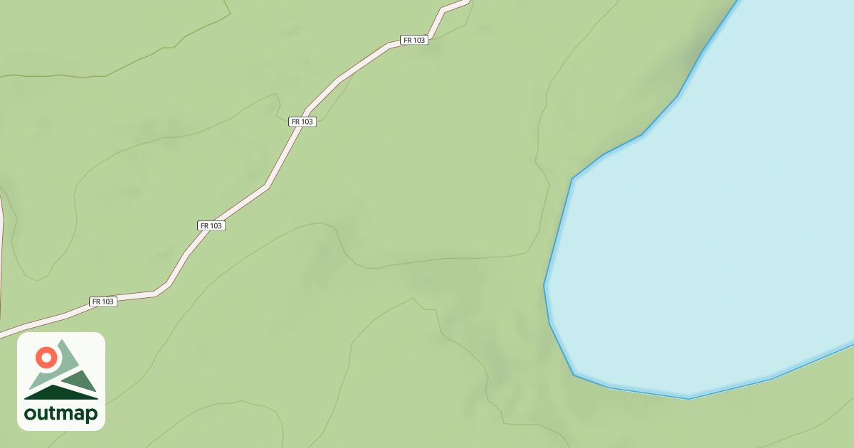 Map of CASCADE SPUR 1B