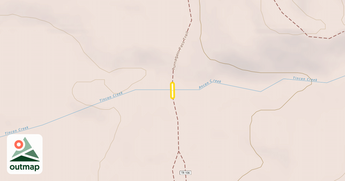 Map of Turnagain Pass Trail
