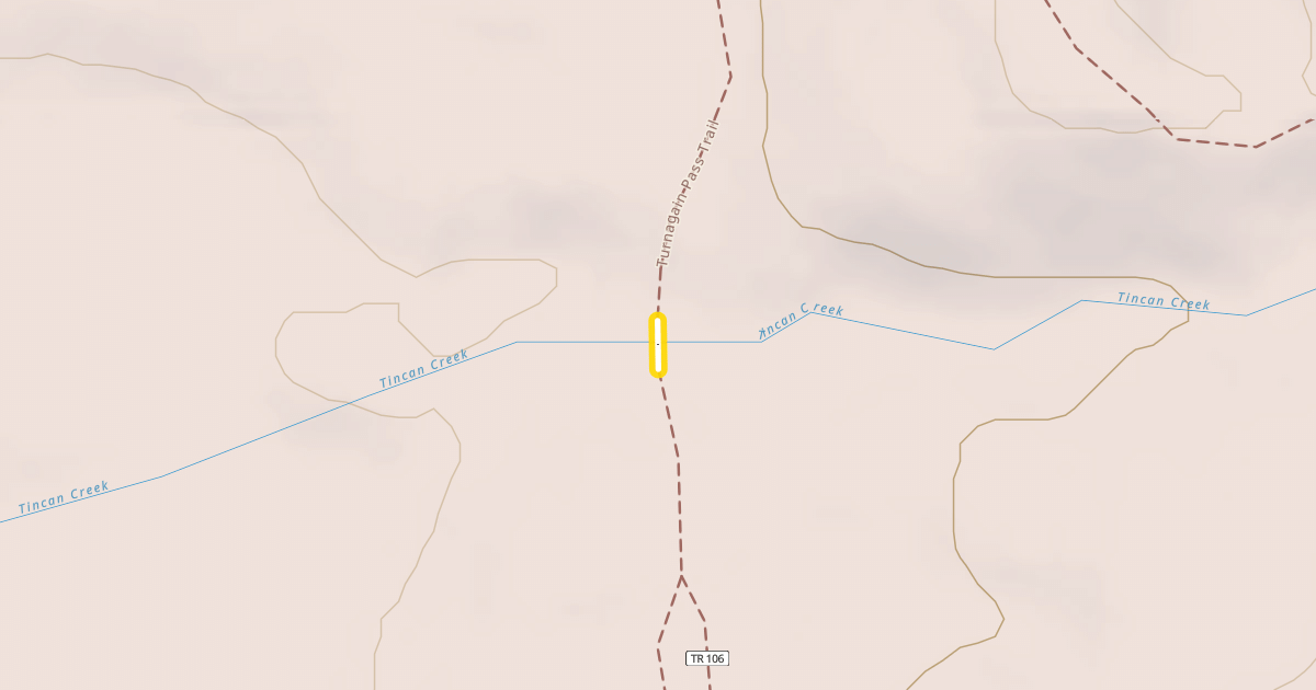 Map preview of Turnagain Pass Trail