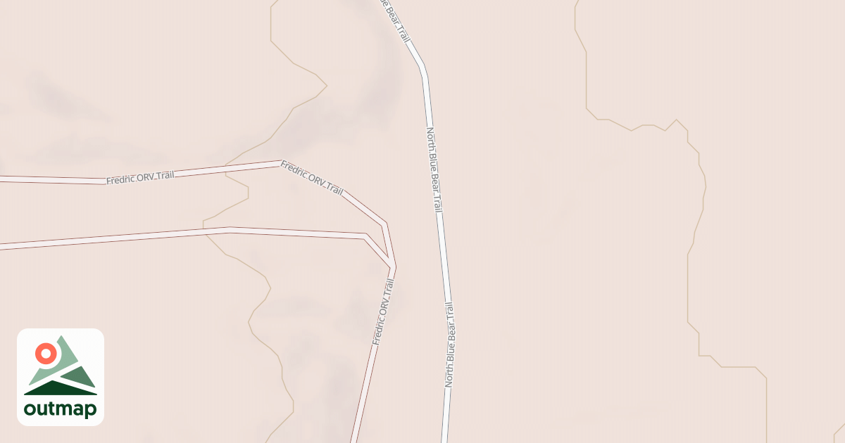 Map of Frederic Trail