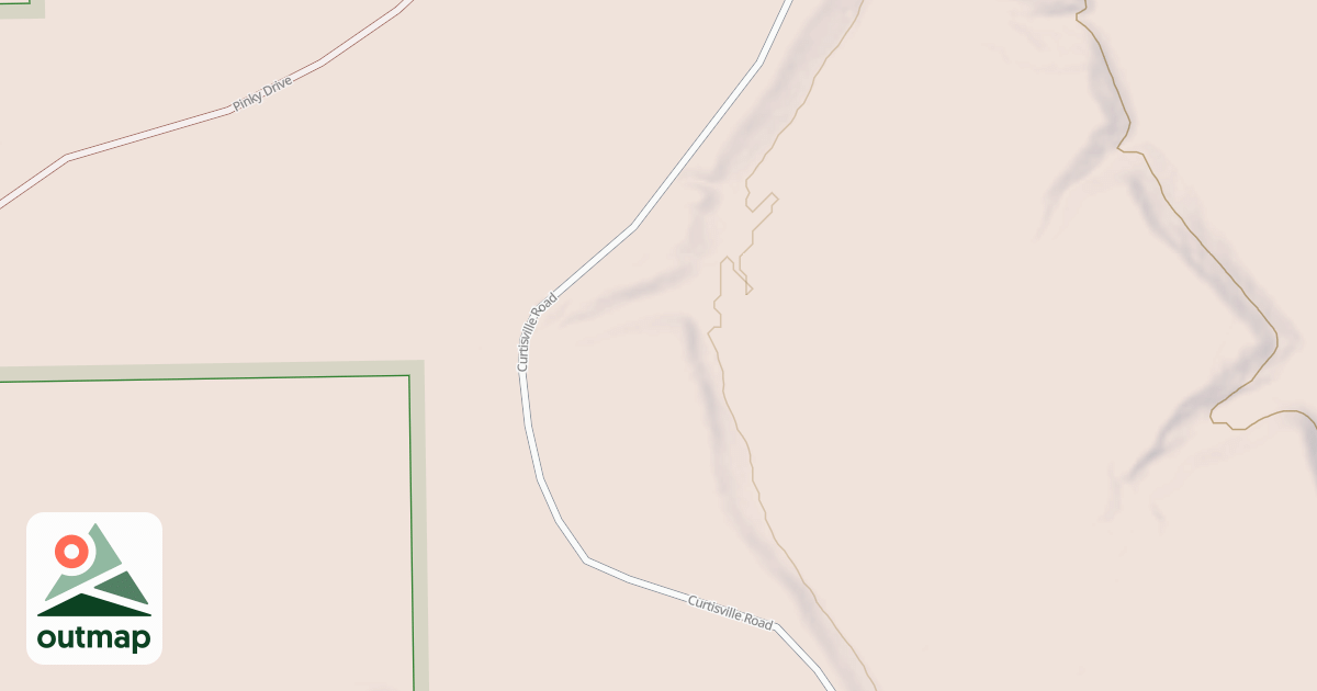 Map of CURTISVILLE