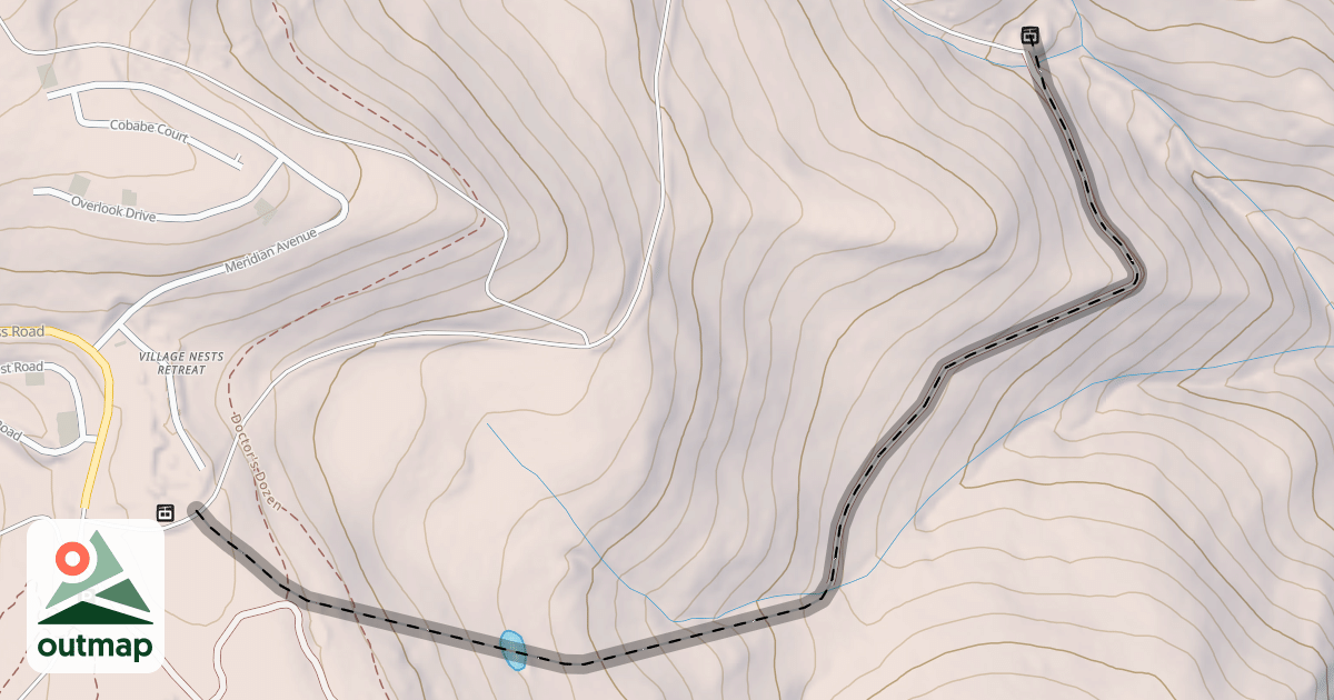 Map of Hippie hill