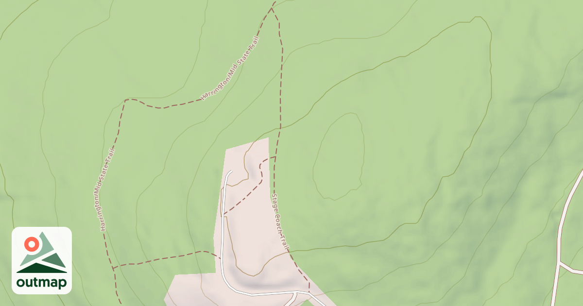 Map of Stage Coach Trail