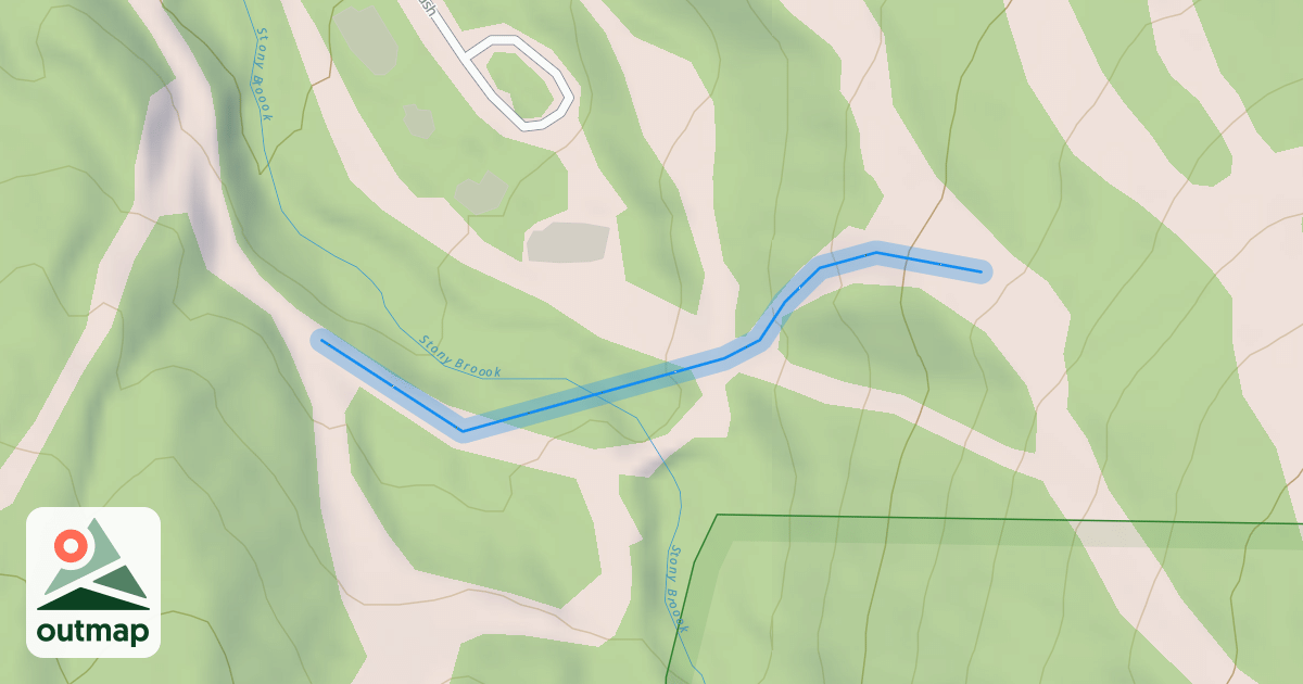 Map of Bear Notch Pass