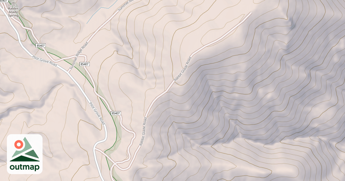 Map of RABBIT GLADE
