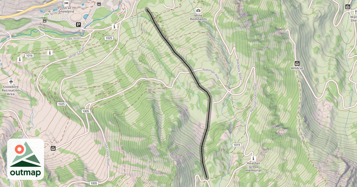 Map of Lower Primrose Path
