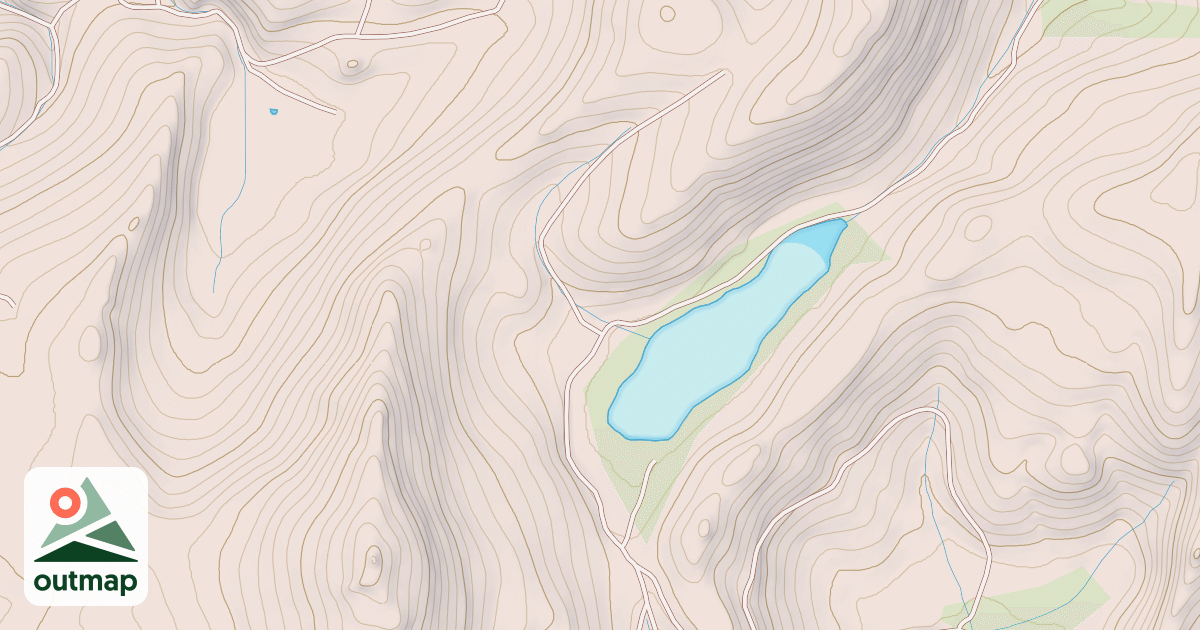 Map of ASHURST LAKE