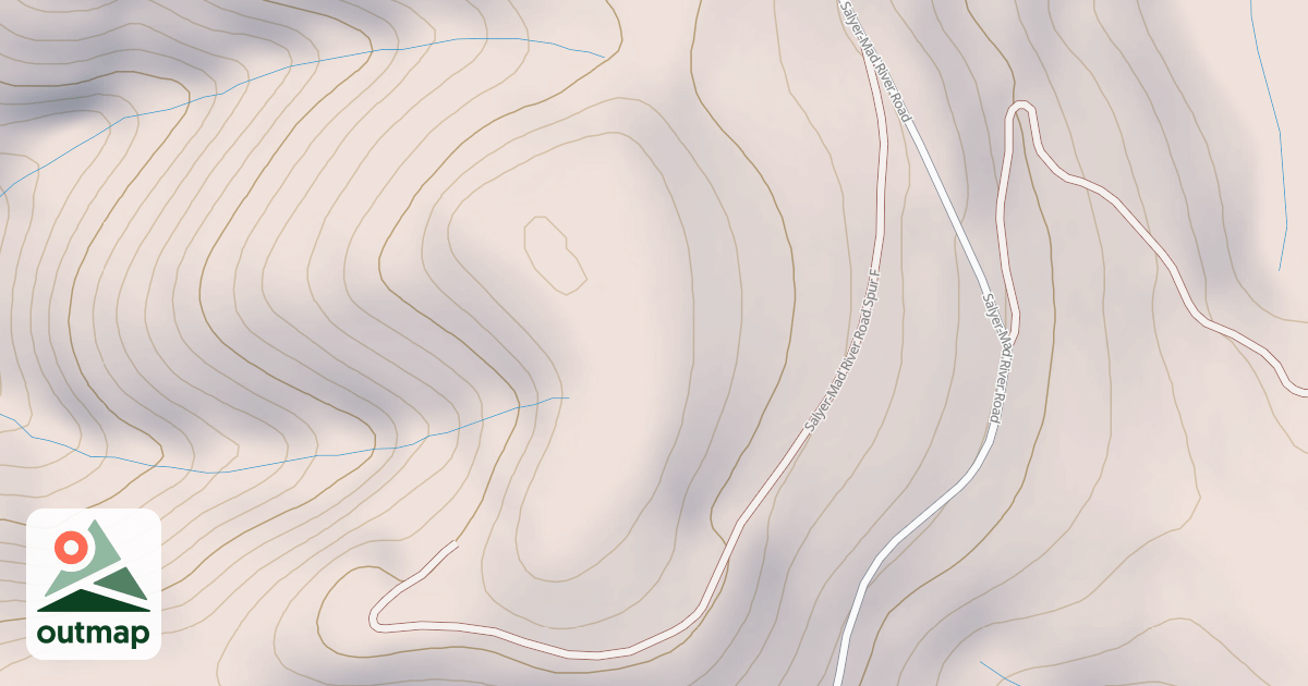 Map of SALYER - MAD RIVER