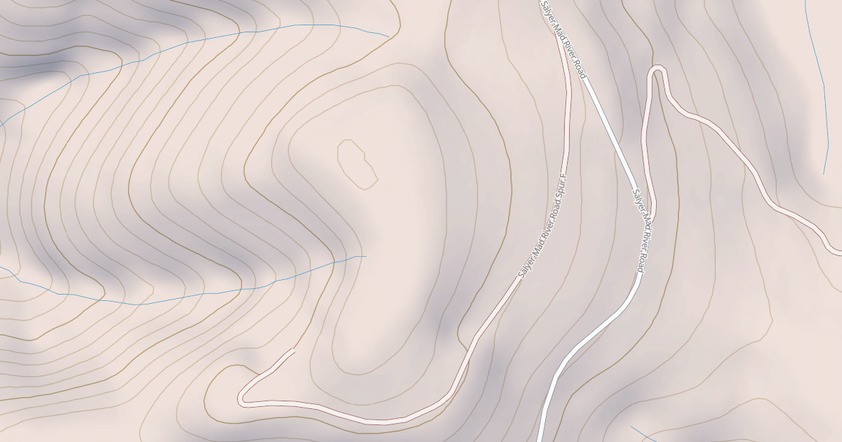 Map preview of SALYER - MAD RIVER