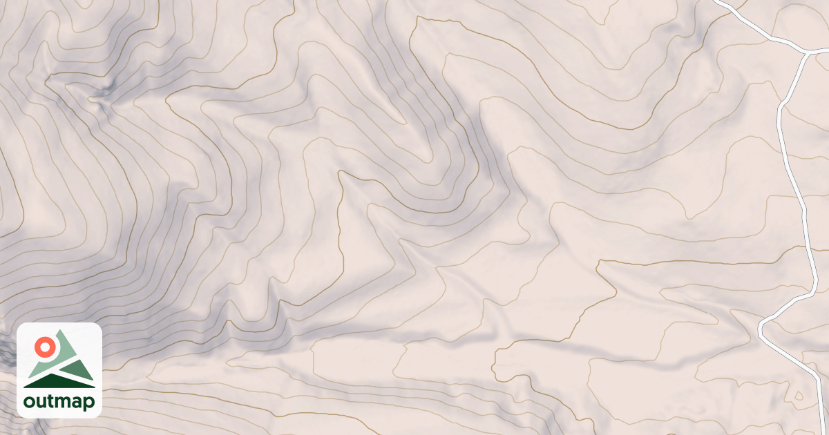 Map of DIAMOND PEAK #2
