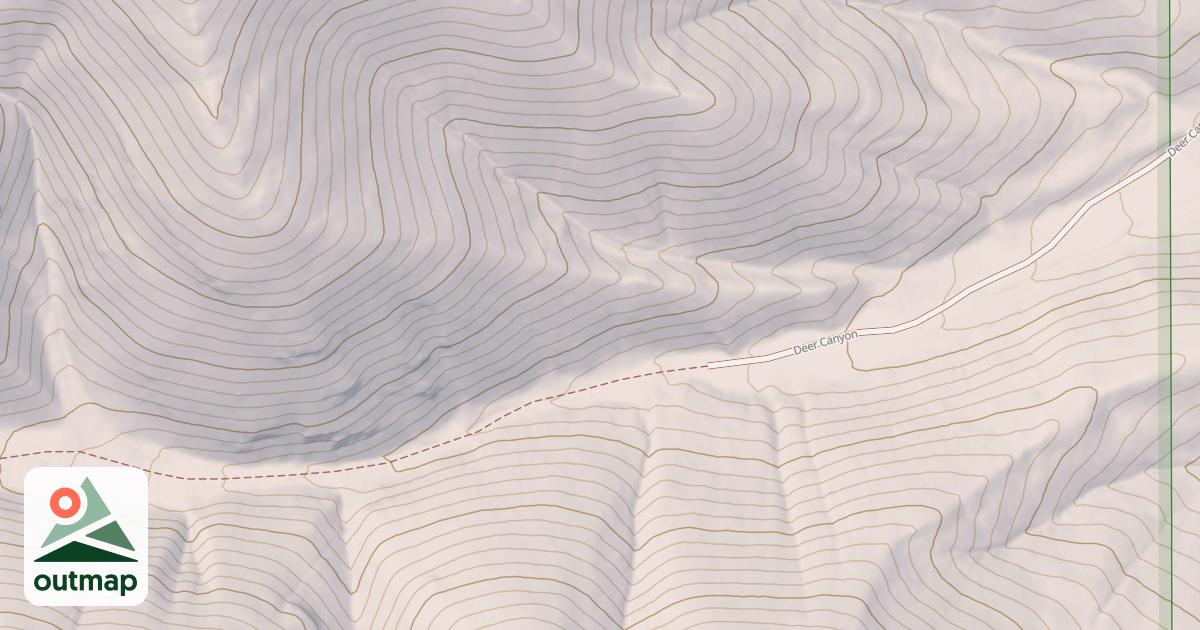 Map of DEER CANYON