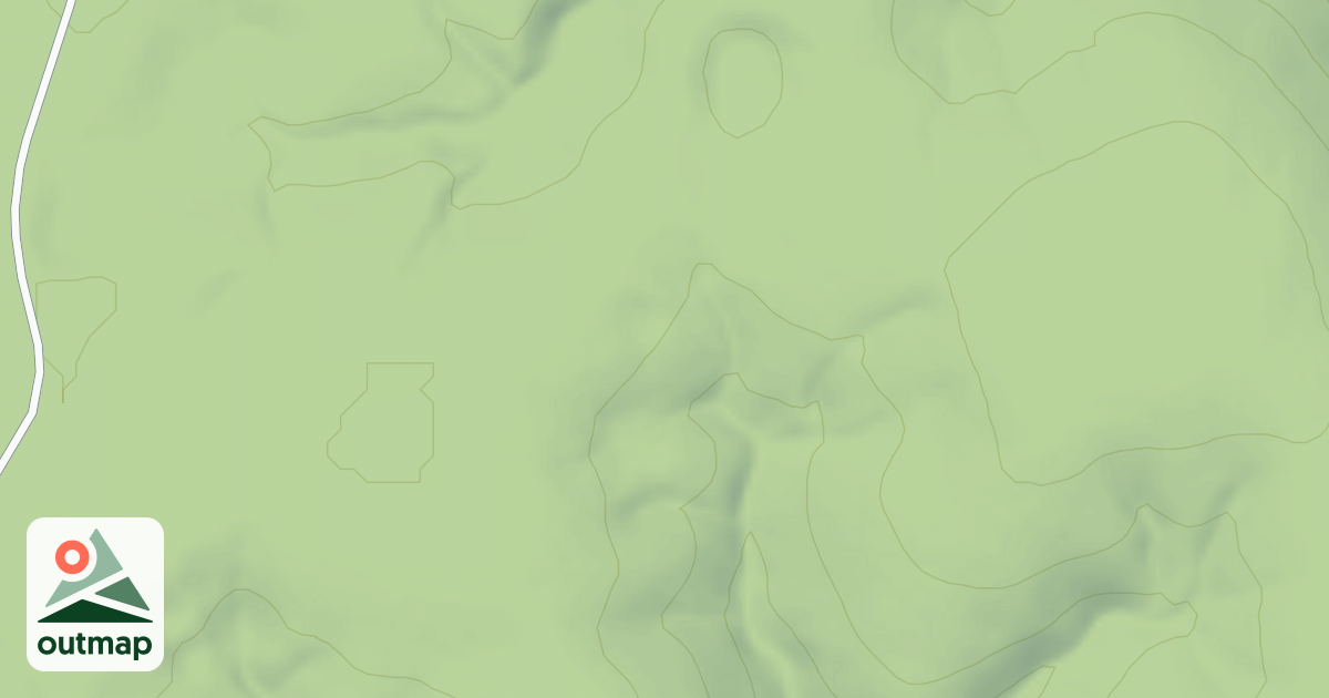 Map of HOG CLIFF SPUR D