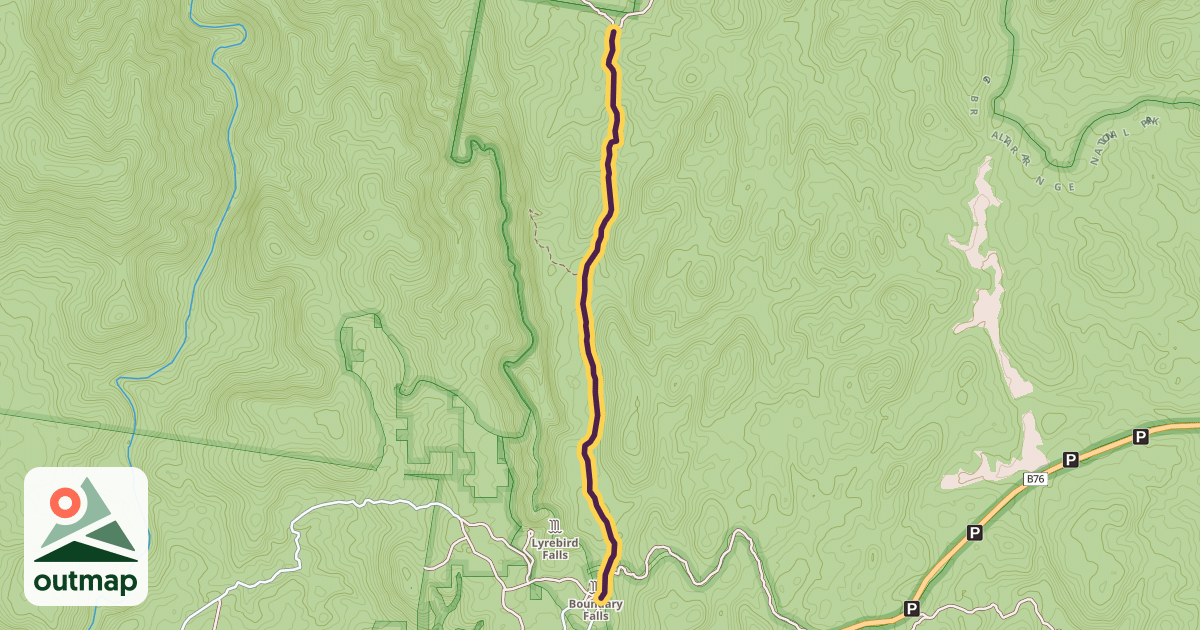 Map of North West Fire Trail