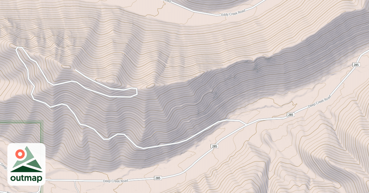 Map of COBDEN LOOKOUT