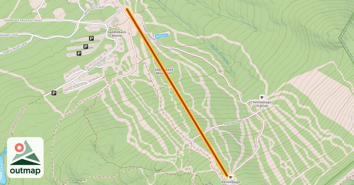 Map of Rangeley Express