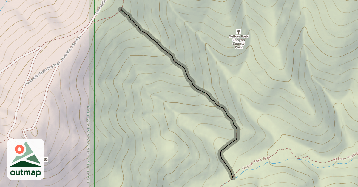 Map of Black Jack Trail