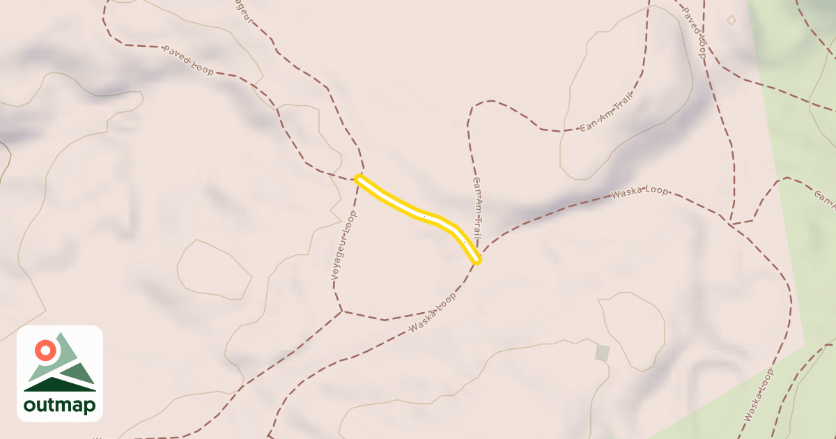 Map of Paved Loop