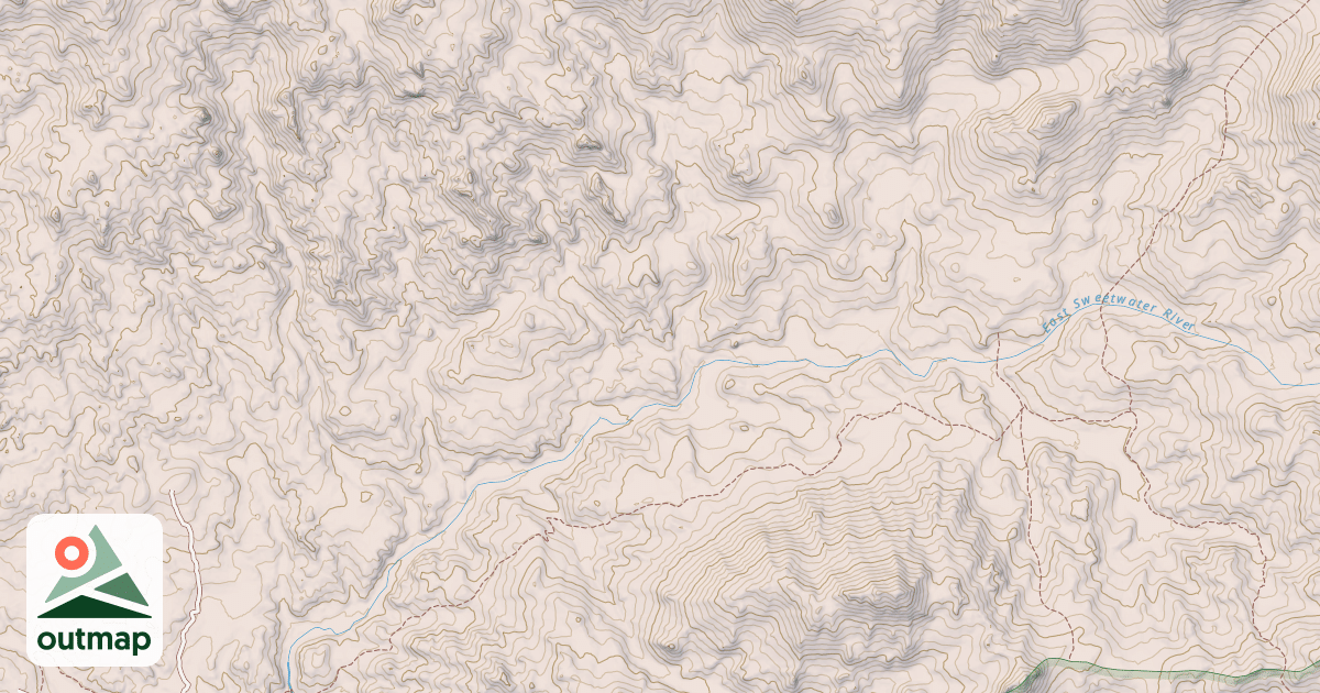Map of Cd South Snowmobile Trail