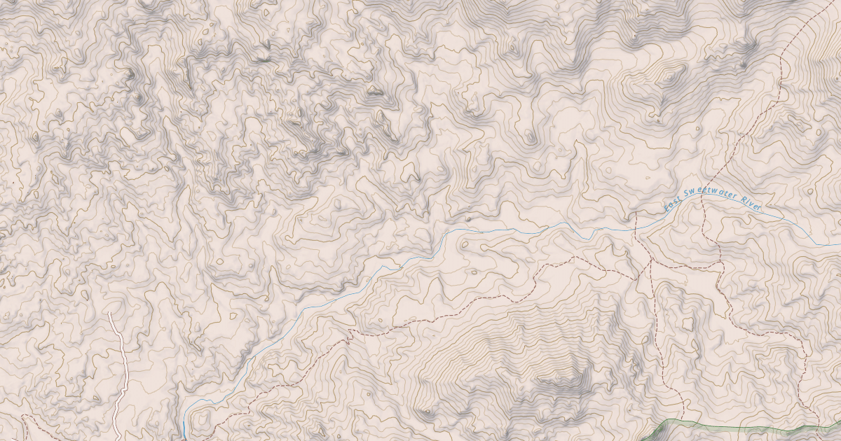 Map preview of Cd South Snowmobile Trail