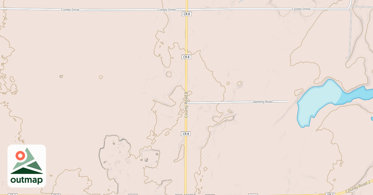 Map of Pine Center Trail