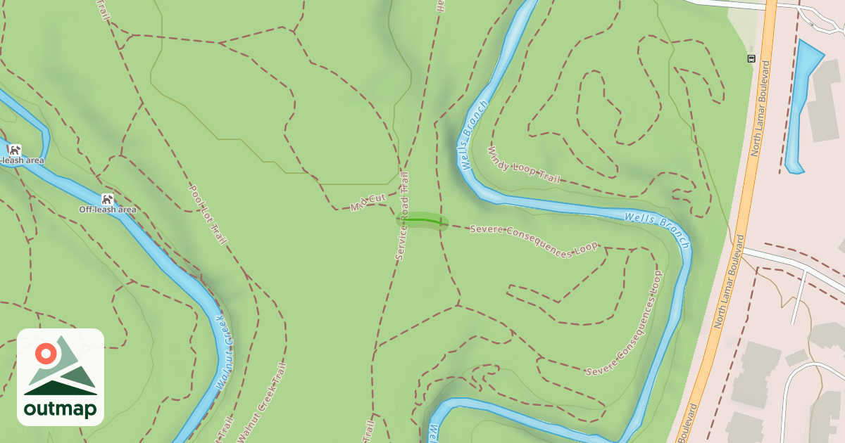 Map of Bailout Trail