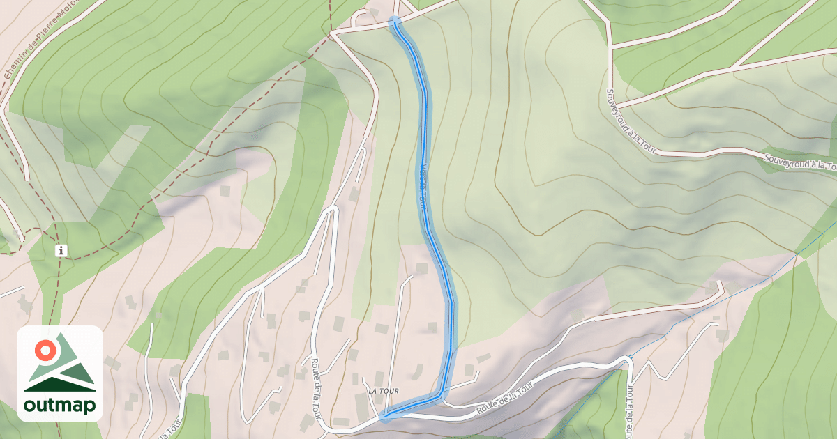 Map of Vers la Tour