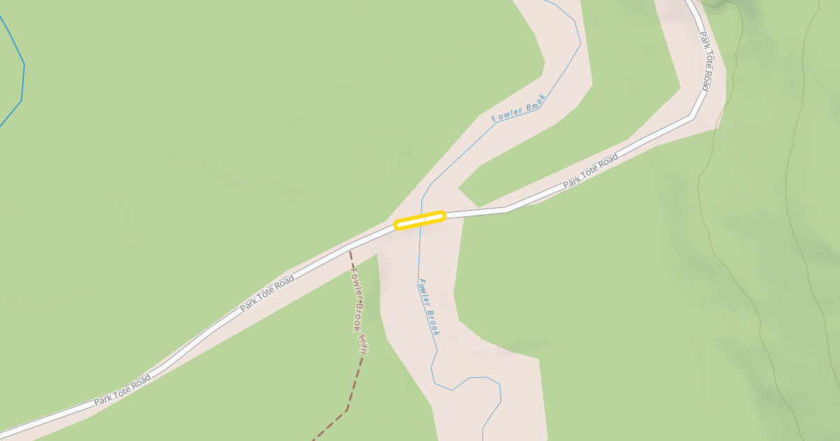 Map preview of Park Tote Road