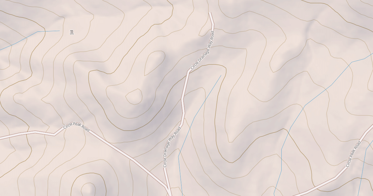 Map preview of CIRCLE DRAINAGE WAY ROAD
