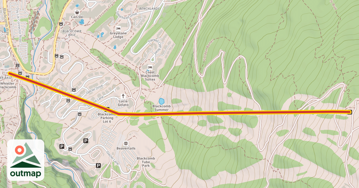 Map of Excalibur Gondola