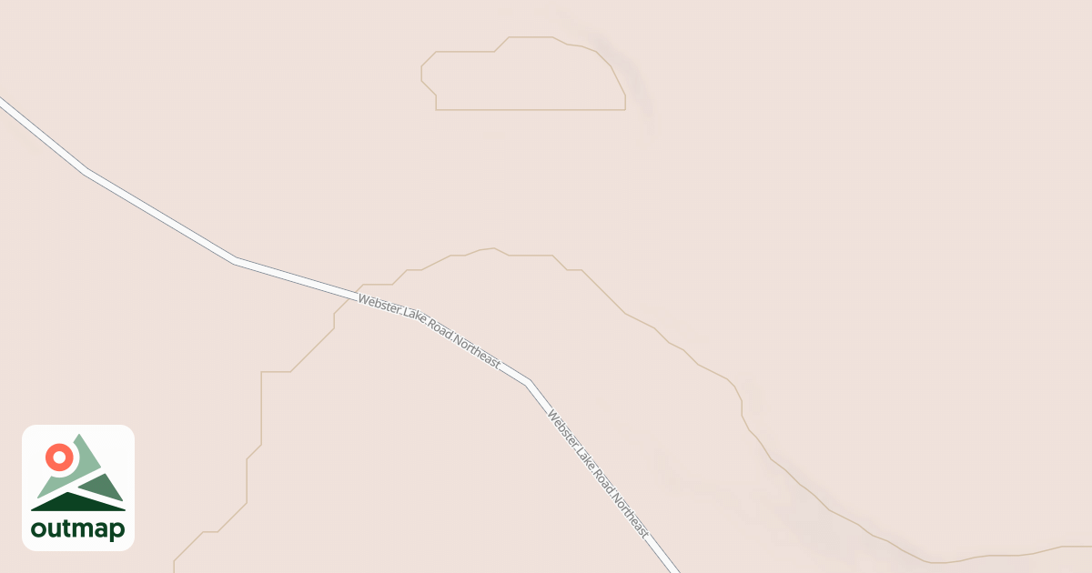 Map of WEBSTER LAKE SPUR A