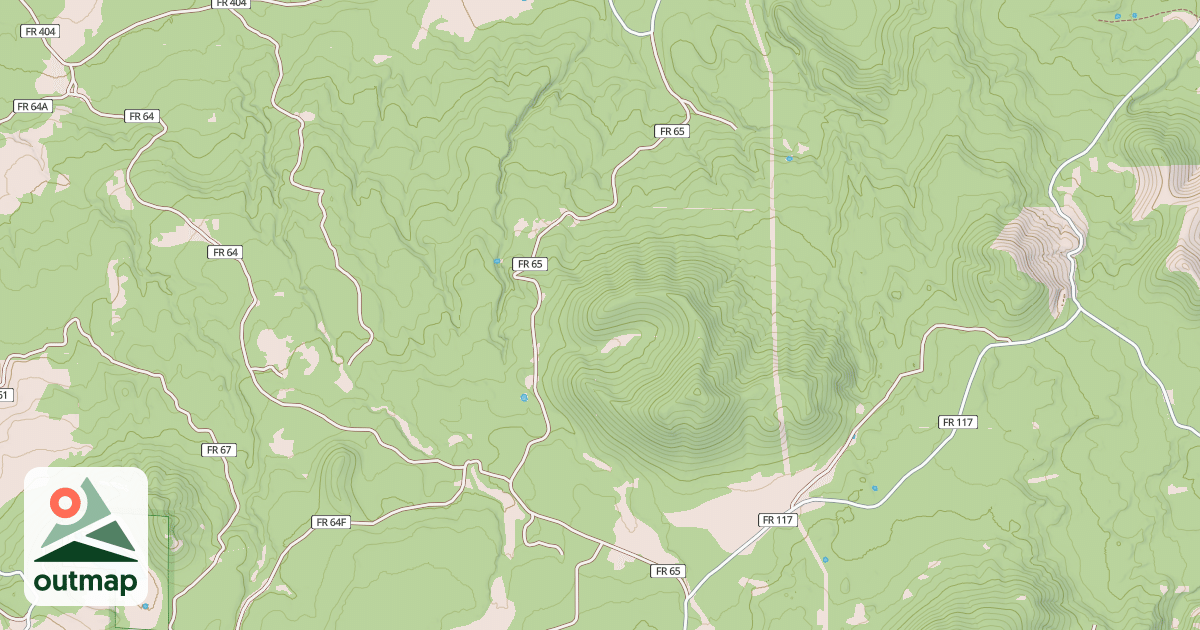 Map of SAWMILL FLAT