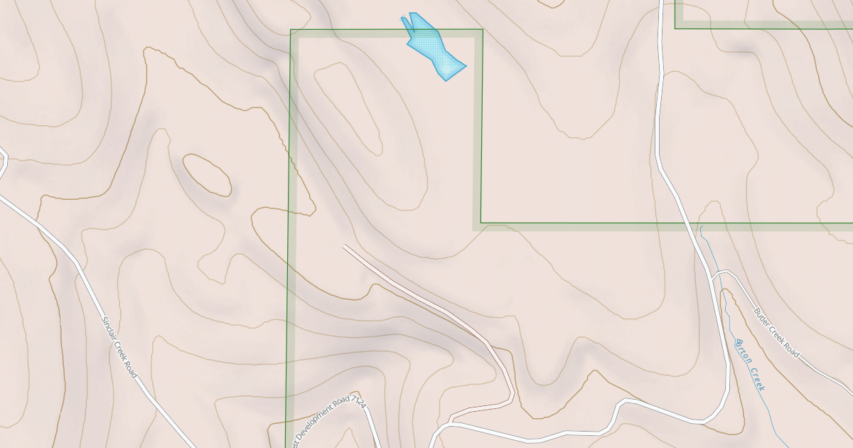 Map preview of BURTON CREEK