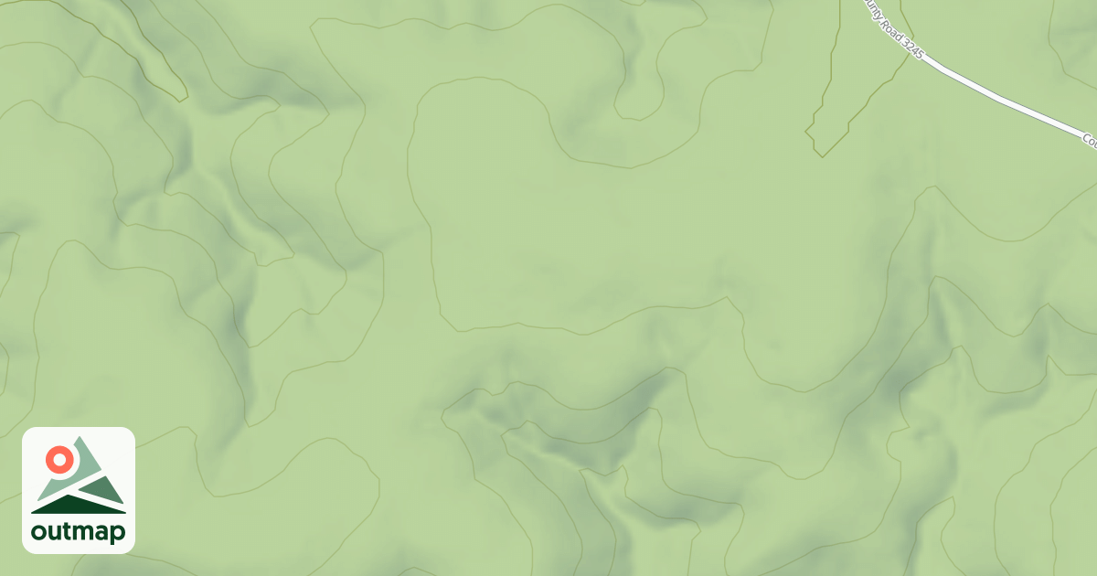Map of HOG CLIFF SPUR A