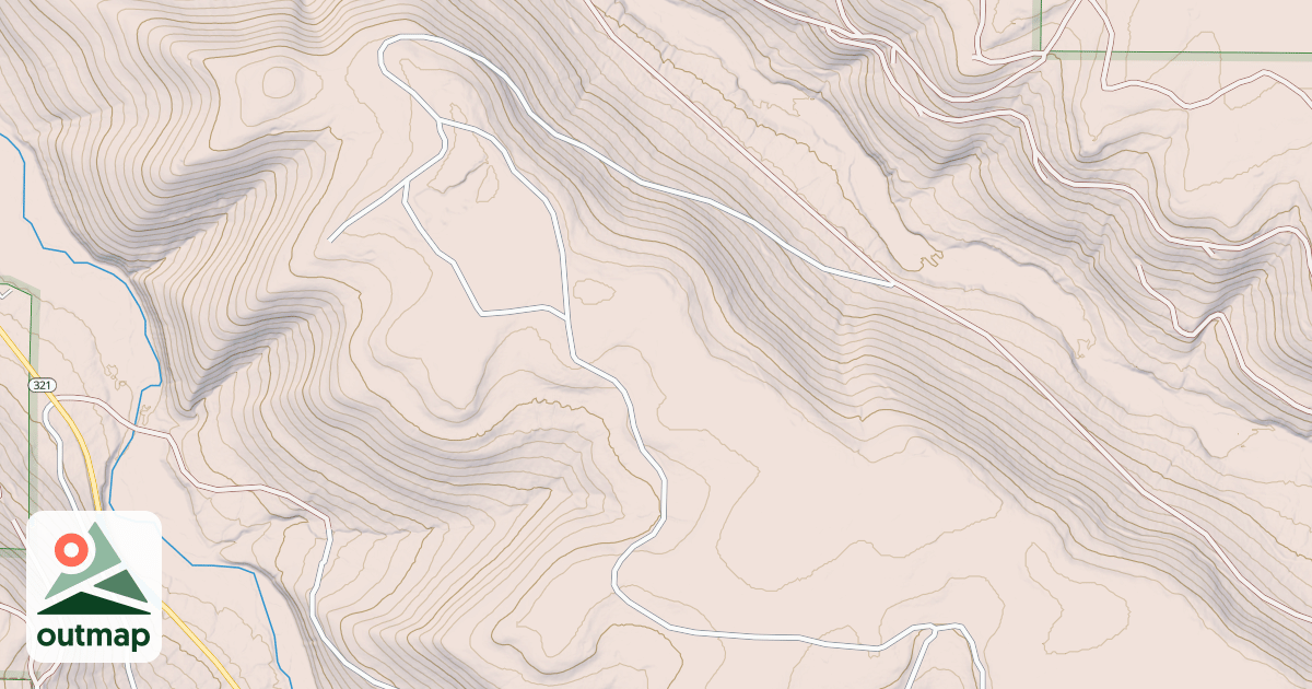 Map of LOWER MEADE