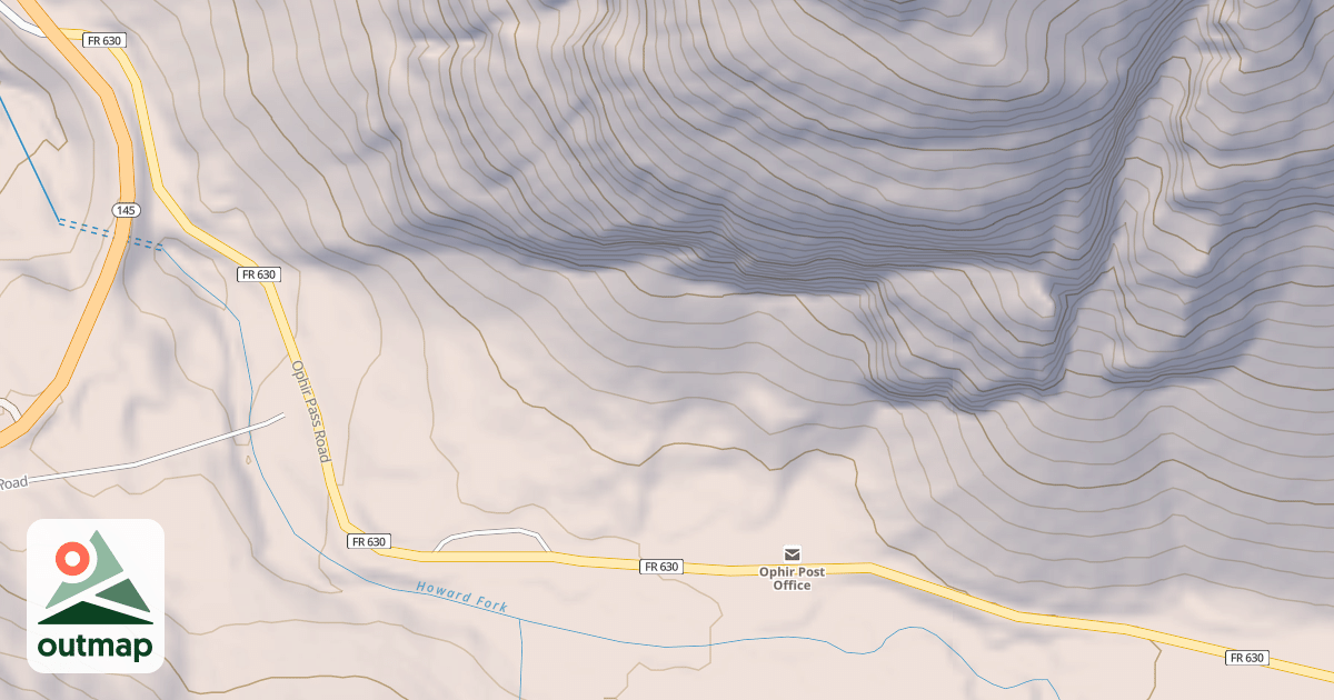 Map of OPHIR PASS