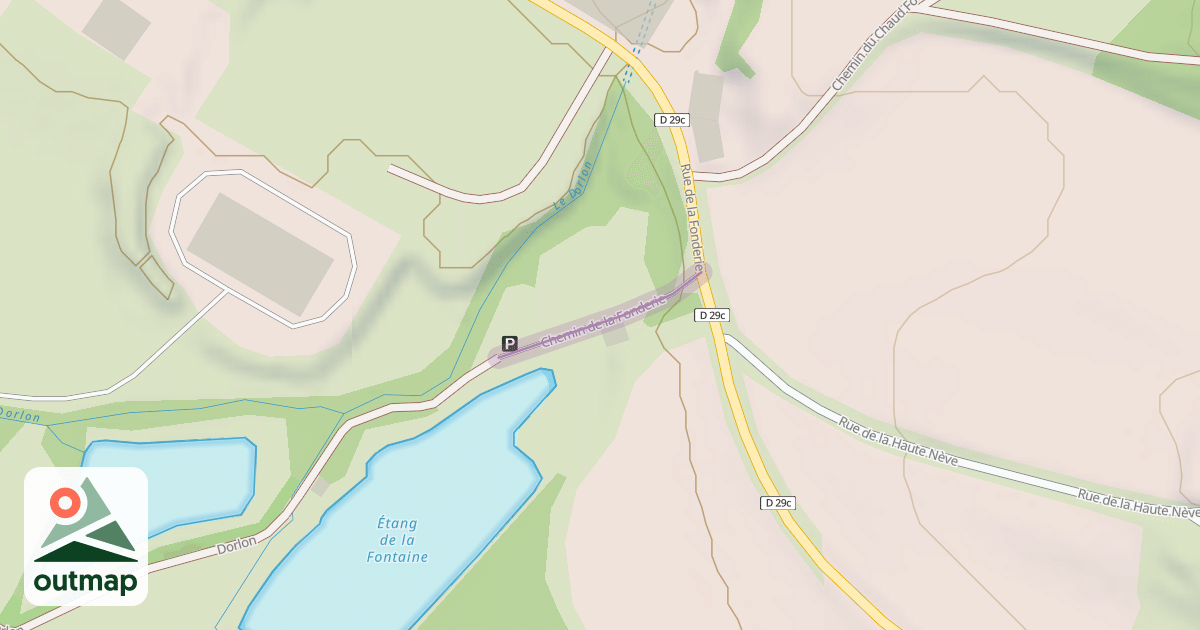 Map of Chemin de la Fonderie
