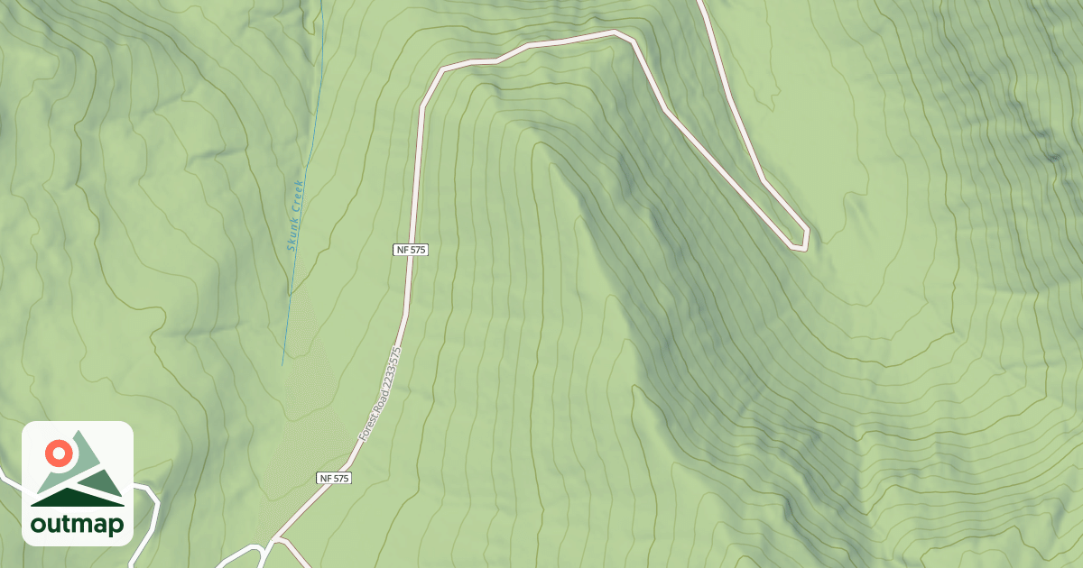 Map of USFS National Forest System Roads {021446BA-C10A-437F-A228-ACBEDBA23156}