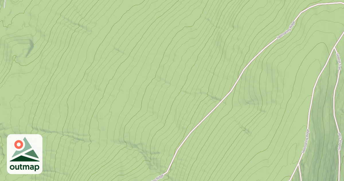Map of HELLROARING RIDGE C