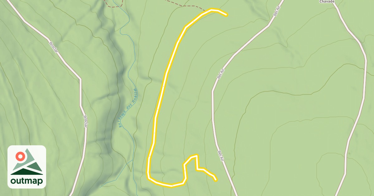 Map of Les Virolons de la Masca