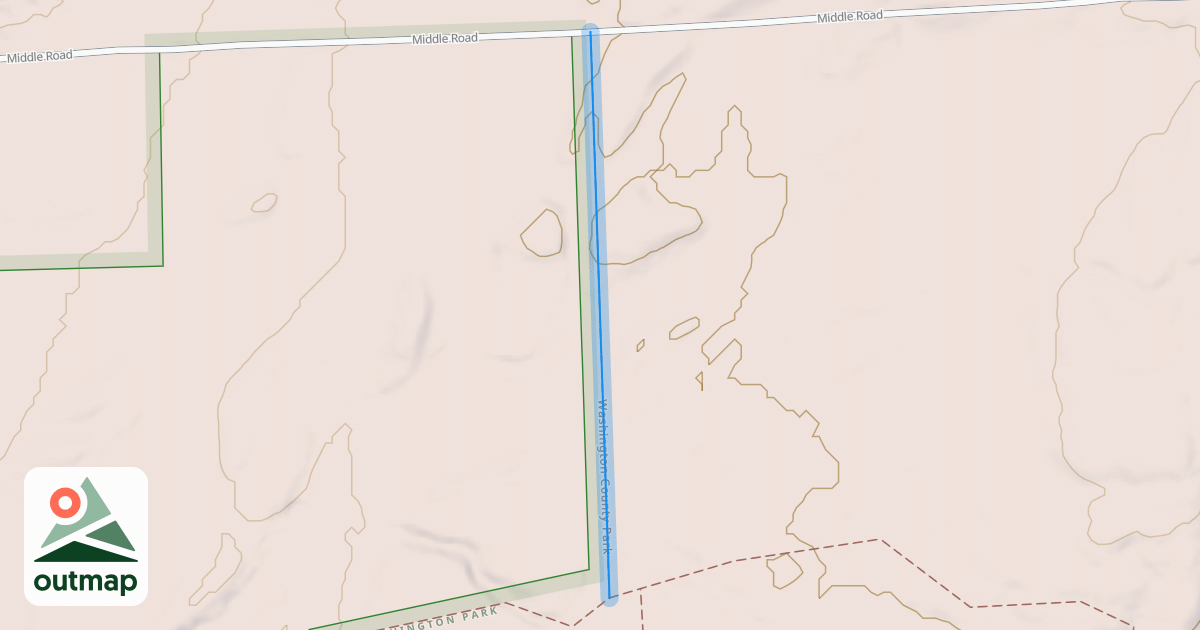 Map of Washington County Park